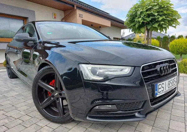 audi a5 łódzkie Audi A5 cena 49909 przebieg: 197000, rok produkcji 2011 z Sieradz